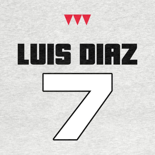 Liverpool Luis Diaz 7 by CazzApparel